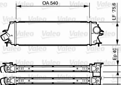 Теплообменник (VALEO: 818771)