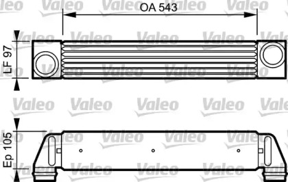 Теплообменник (VALEO: 818796)