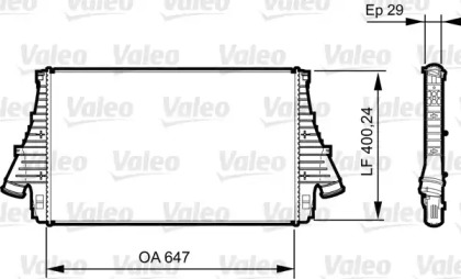 Теплообменник (VALEO: 818817)