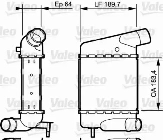 Теплообменник (VALEO: 818835)