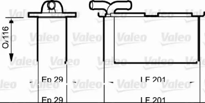 Теплообменник (VALEO: 818838)