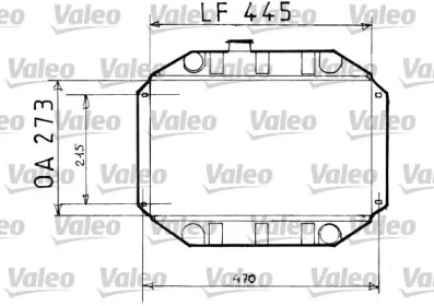 Теплообменник (VALEO: 819151)