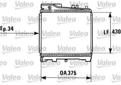 Теплообменник (VALEO: 819181)