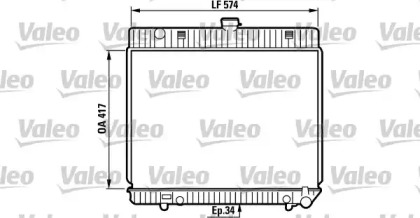 Теплообменник (VALEO: 819216)