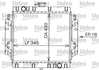 Теплообменник (VALEO: 819240)