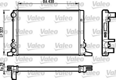 Теплообменник (VALEO: 819259)