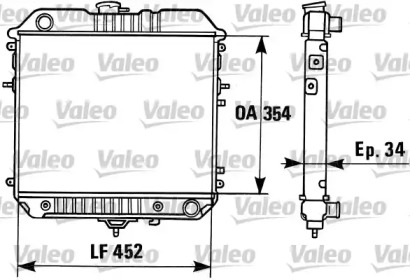 Теплообменник (VALEO: 819306)