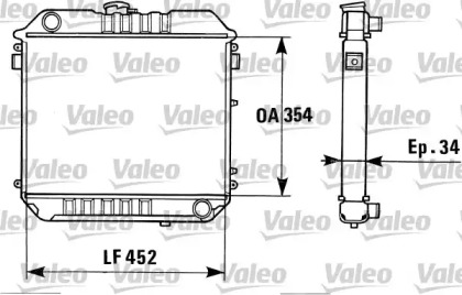 Теплообменник (VALEO: 819313)