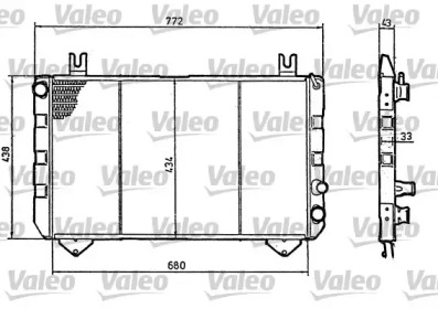 Теплообменник (VALEO: 819320)