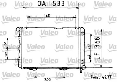 Теплообменник (VALEO: 819376)