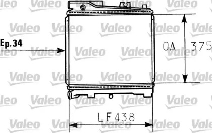 Теплообменник (VALEO: 819395)