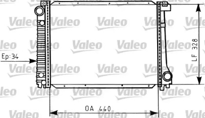 Теплообменник (VALEO: 819398)