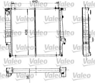 Теплообменник (VALEO: 819399)