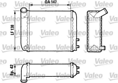 Теплообменник (VALEO: 882643)