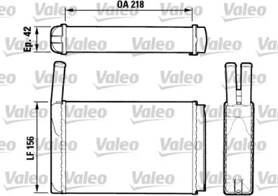 Теплообменник (VALEO: 883405)