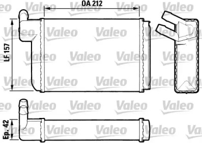 Теплообменник (VALEO: 883407)