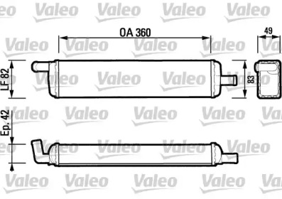 Теплообменник (VALEO: 883473)