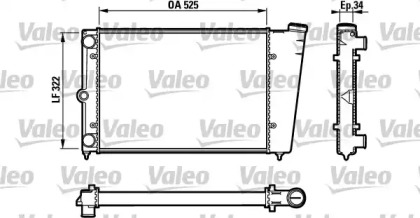 Теплообменник (VALEO: 883725)