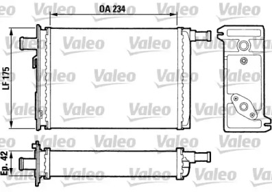 Теплообменник (VALEO: 883739)