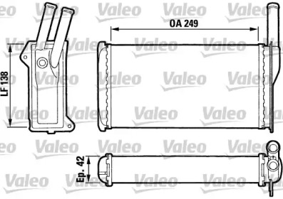 Теплообменник (VALEO: 883742)