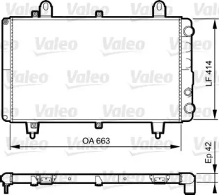 Теплообменник (VALEO: 883764)