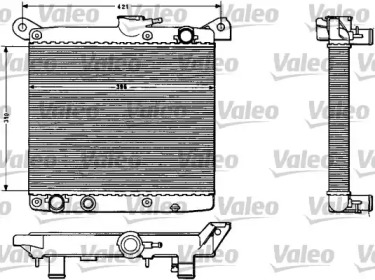 Теплообменник (VALEO: 883783)