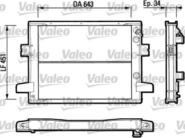 Теплообменник (VALEO: 883787)