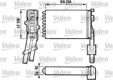 Теплообменник (VALEO: 883971)