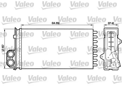 Теплообменник (VALEO: 883976)