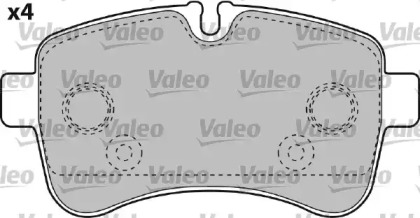 Комплект тормозных колодок (VALEO: 541735)