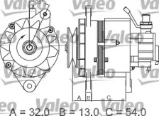 Генератор (VALEO: 437143)