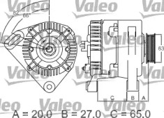 Генератор (VALEO: 437313)