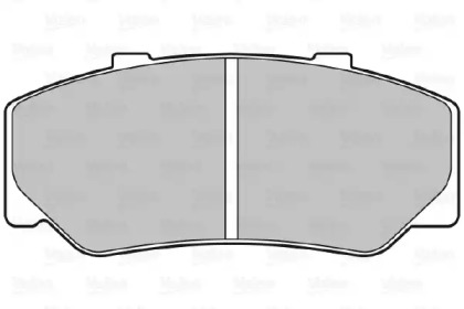 Комплект тормозных колодок (VALEO: 598222)