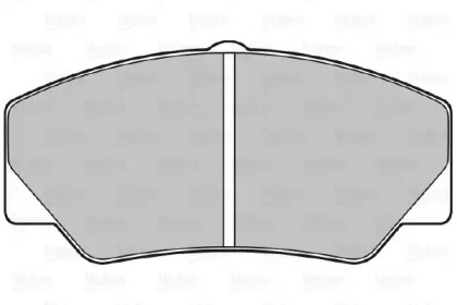 Комплект тормозных колодок (VALEO: 598032)