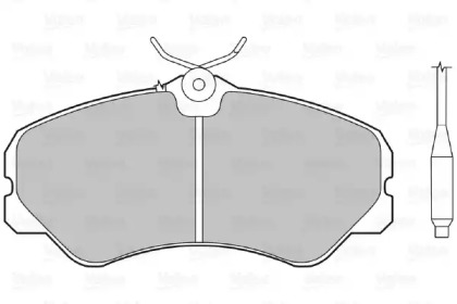 Комплект тормозных колодок (VALEO: 598138)