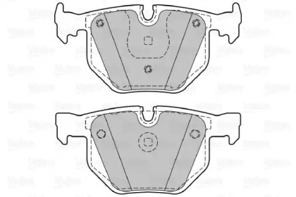 Комплект тормозных колодок (VALEO: 598411)