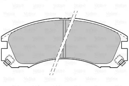 Комплект тормозных колодок (VALEO: 601020)