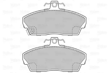 Комплект тормозных колодок (VALEO: 598022)