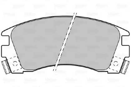 Комплект тормозных колодок (VALEO: 598840)