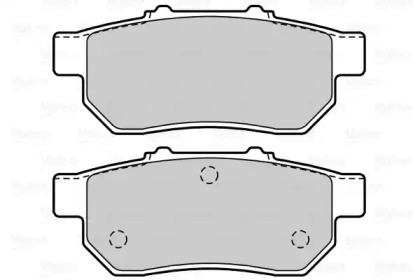 Комплект тормозных колодок (VALEO: 601530)