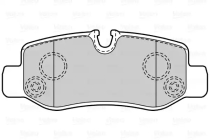 Комплект тормозных колодок (VALEO: 601526)