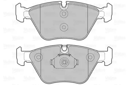 Комплект тормозных колодок (VALEO: 598811)