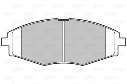 Комплект тормозных колодок (VALEO: 598316)