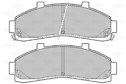 Комплект тормозных колодок (VALEO: 598906)