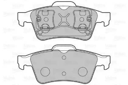 Комплект тормозных колодок (VALEO: 598472)