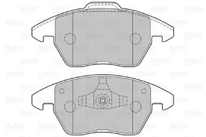 Комплект тормозных колодок (VALEO: 301715)