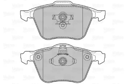Комплект тормозных колодок (VALEO: 601030)