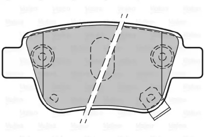 Комплект тормозных колодок (VALEO: 301812)