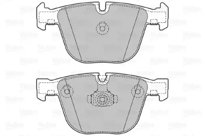 Комплект тормозных колодок (VALEO: 598820)
