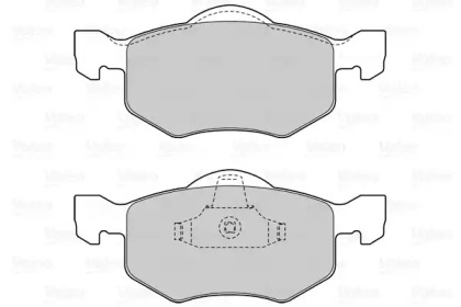 Комплект тормозных колодок (VALEO: 601518)